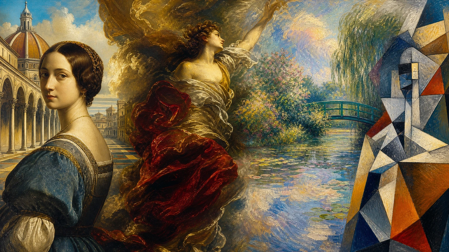 Illustration : Les grands mouvements artistiques