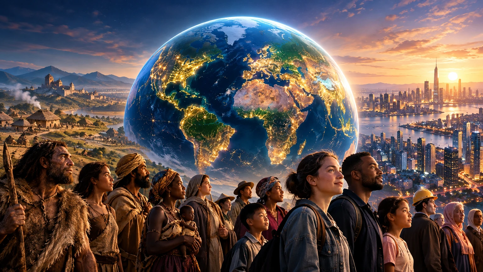 Illustration : L’évolution de la population mondiale